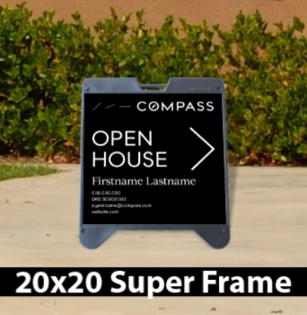 Picture for category Compass Open House Black Super A-Frame 20"x20"