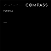 Picture of Compass 24"x24" Yard - Black Sign C