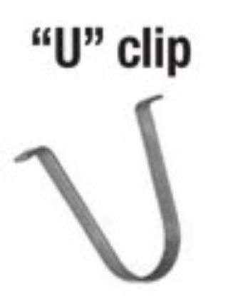 Picture of "U" Clips (Pair)