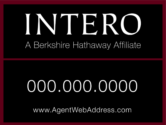 Picture of INTERO 18"x24" BHA Yard Sign - Office