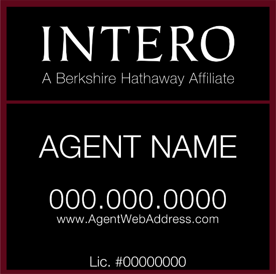 Picture of [OLD] INTERO 18"x18" BHA Condo Sign - Standard