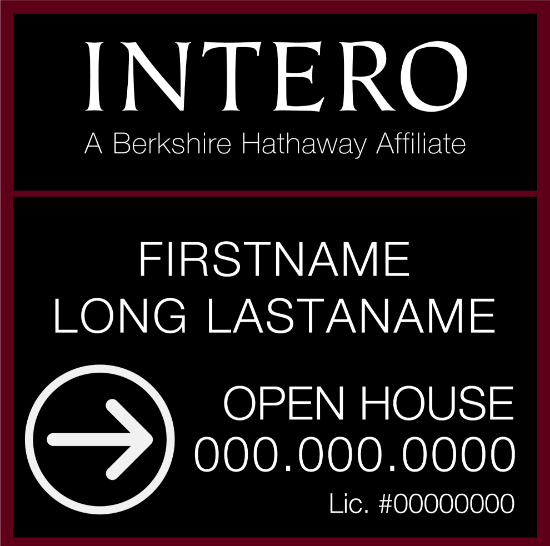 Picture of [OLD] INTERO 20"x20" BHA O.H. White Super Frame - Two Line