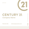 Picture of Century 21 24"x24" Yard - White Sign C