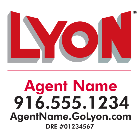 Picture of LYON 24"x24" Yard Sign - Standard