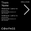 Picture of Compass 20"x20" O.H. Black Super Frame - Black Sign E