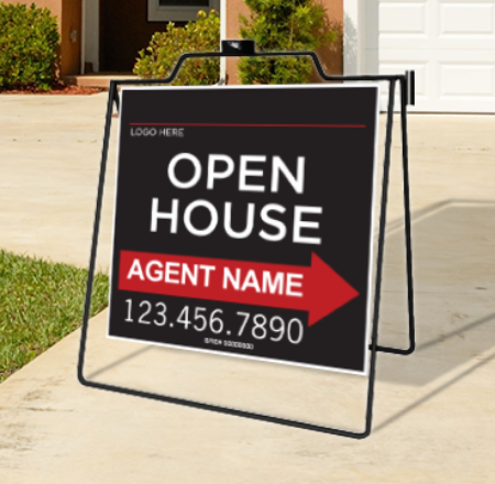 Picture for category Open House Black Metal A-Frames Developed for Keller Williams