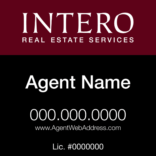Picture of INTERO 24"x24" RES Yard Sign - Classic