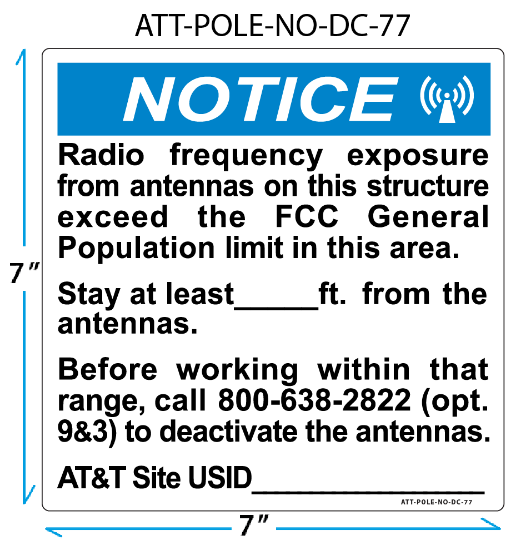 Picture of ATT-POLE-NO-DC-77 (Set of 12)